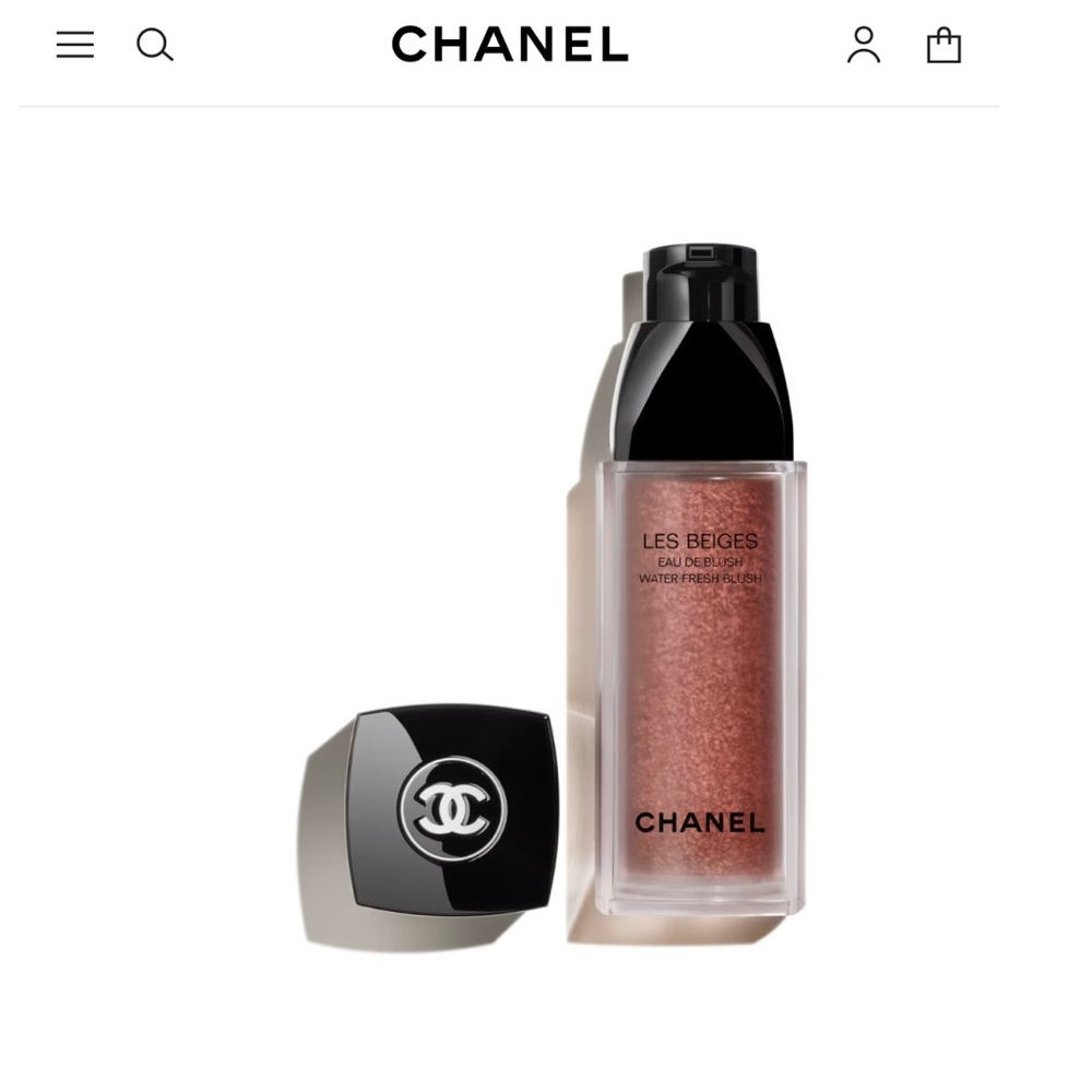 CHANEL Les Beiges Water-Fresh Blush - Intense Coral